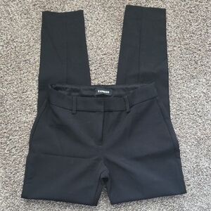 Express Women's Classic Black Straight Leg Pants